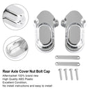 Rear Axle Cover Nut Bolt Cap For Sportster 1200 XL1200C 883 2005-2017 Generic