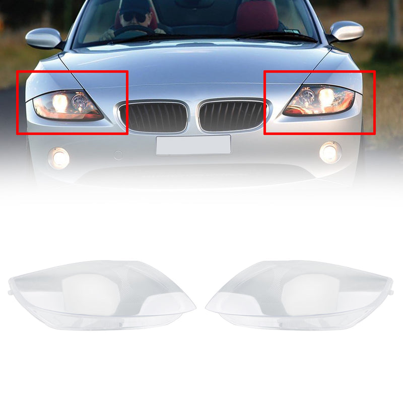 BMW Z4 E85 2003-2008 Headlight Cover Headlamp Lens Left Clear