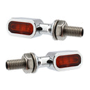 LED Rear Mini E Mark Turn Signal Indicator For Sportster Touring Dyna Softail Generic