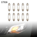 10x For NARVA 17316 Car Auxiliary Bulbs SV8.5 12V10W Generic