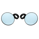 Aluminum Handlebar End Mirror 7/8"-1" Black Short Arm BAR End 3" Round Mirrors Generic