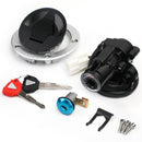 Ignition Switch Fuel Gas Cap Seat Lock Set for Kawasaki ZX636 ZX1000 Ninja 11-19 Generic