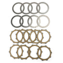 Clutch Kit Iron& Friction Plates for Yamaha FZR400RR FZR400RR-SP FZR500 FZR600 Generic