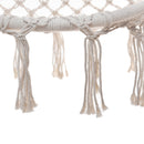 Hammock Chair Rope Hanging Swing Round Indoor Ourdoor Patio Bedroom Hammock