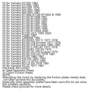 Clutch Kit Iron& Friction Plates fit for Yamaha XT125 RT100 RS100 TZR80 YBR125