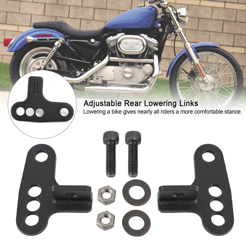 1-3" Adjustable Rear Lowering Links Drop Kit For Sportster XL883 1200 1988-1999 Generic