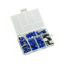 158pcs Motorbike Blue Fastener Clip Screw Kit Windscreen Fairing Bolt Universal Generic