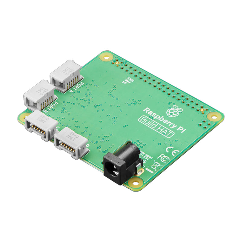Build HAT Expansion Board Controls Various Sensors for Raspberry Pi 4B/3B+/ZeroW