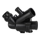 Water Pump w/ Bolts Gaskets Connector + Thermostat Kit for Jaguar Land Rover V8 Generic