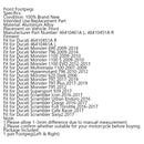 Front Footrests Foot Peg for Ducati Monster 796 1100 620 797 795 Scrambler Icon Generic