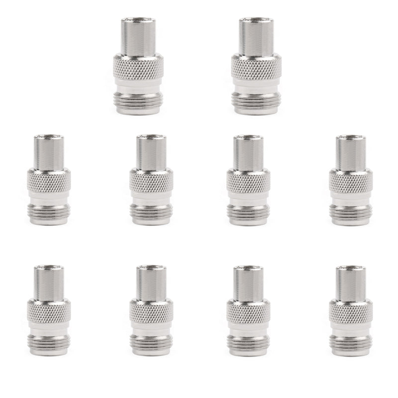 10pcs FME Male Plug to N Female Jack RF Coaxial Connector Converter Adapter