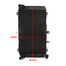 Aluminum Radiator Cooler Cooling Fit For Motorcycle Kawasaki Z900 2017-2023 2020 Generic