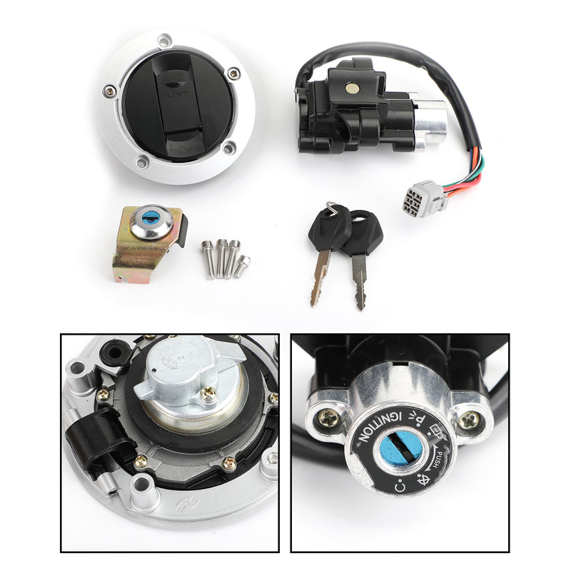 Ignition Switch Fuel Gas Cap Lock Keys For Suzuki GSF1200 GSF1250 Bandit 06-11 Generic