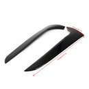 Pair Rear Window Side Spoiler Canards Trim Fit Audi A4 B8 Glossy Black Generic