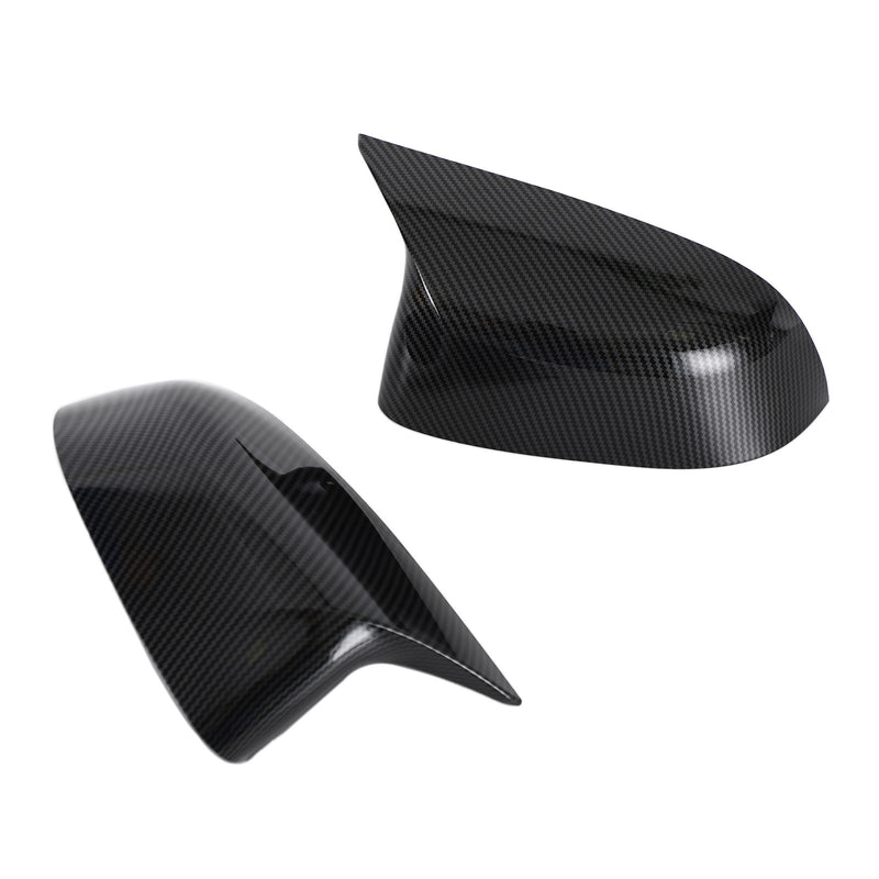 2x Rear View Side Mirror Cover Caps For BMW X3 X4 X5 X6 G01 G02 G05 G06 Generic