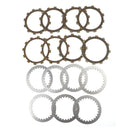 Clutch Kit Steel & Friction Plates fit for Yamaha TT600 XT400 XT500 XT600 SRX400 Generic