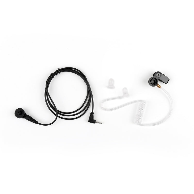 1Pcs 2.5mm Listen Only Covert Acoustic Tube Headset For Radio MIC Speaker
