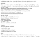 Engine Frame Sliders Crash Protectors Kit for Honda CB650R 2019-2021 Titanium Generic