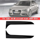 Pair Rear Window Side Spoiler Canards Trim Fit Audi A4 B8 Glossy Black Generic