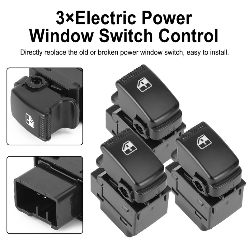 3x 93580-2E000 Electric Power Window Switch Control For Hyundai Tucson 2005-2010 Generic