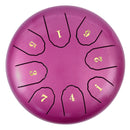 6" Steel Tongue Drum Handpan Drum 8 Notes Meditation with Bag Music Book