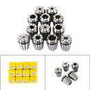 12Pcs ER25 Spring Collet 1/8"-5/8" For CNC Milling Lathe Tool Workholding