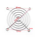 8Pcs 80mm Iron Net Fan Cover CPU Fan Grill Computer Cooling Fan 80x80mm AC/DC