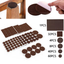145Pcs Furniture Pads Chair Leg Floor Protectors Felt Pads Hardwood Floors