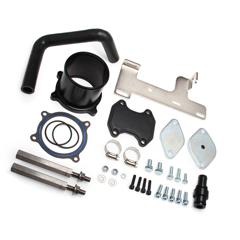 2013 2014 Dodge Ram 2500 3500 6.7L L6 Cummins Diesel 4" Exhaust Muffler Pipes & EGR  Delete Kit