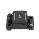 60A AMP Circuit Breaker Fuse 12-48V DC Car Boat Auto Reset Switch IP67