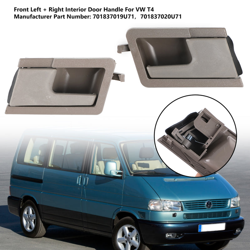 Front Left & Right Interior Inner Door Handle For VW T4 Transporter 1990-2002 Generic