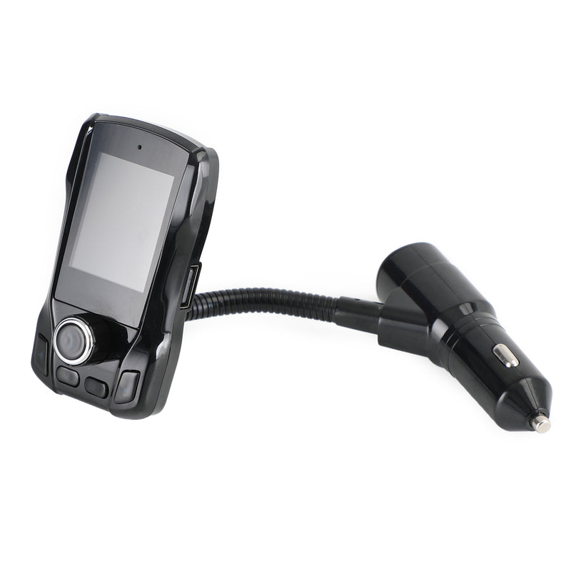 Car Bluetooth 5.0 FM Transmitter MP3 Wireless Adapter 1.8 inch Dual USB Charger
