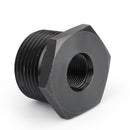 New 1/2-28 To 3/4 NPT Oil Filter Threaded Adapter Stronger Than Aluminum Black