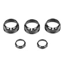 Air Condition Knob Cover For Wrangler JK 11-17 Compass Patriot 10-16 Black/Carbon Generic