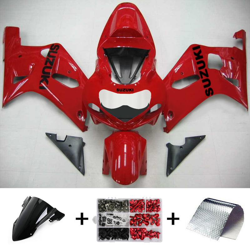 Suzuki GSXR750 2001-2003  Fairing Kit Bodywork Plastic ABS