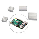 4PCS Aluminum Heatsink Radiator Cooler Kit for Raspberry Pi 4B with Sticker