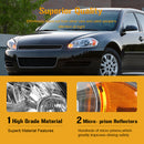 2006-2007 Montee Carlo 2 Door Coupe/4 Door Sedan Chrome Housing Clear Amber Headlights Assembly