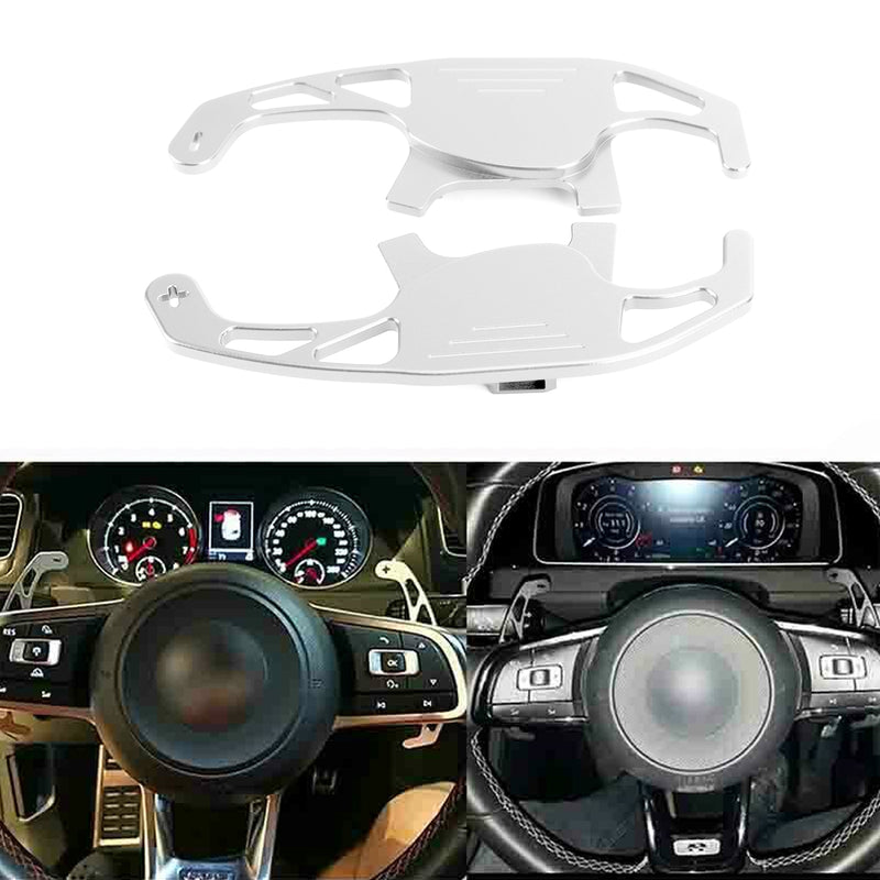 Pair Steering Wheel Shift Paddle Extension For VW Golf MK7 TSI GTI R Scirocco Generic