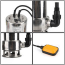 1100W Submersible Dirty Water Pump Bore Tank Well Steel Automatic