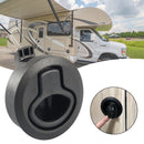 4脳RV Boat Door Replace Slam Latch Hatch 2" Deck Round Pull Latch 1/2"