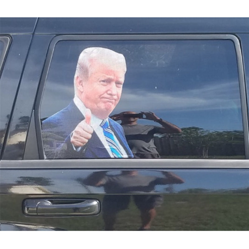 2020 Car Person Sticker Trump Presidential Election Passenger Side Window Right