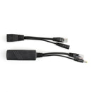 POE Injector Splitter Adapter Cable DC 24V to 12V For CCTV Camera 100M
