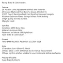 Motorcycle Short Clutch Brake Lever fit for BMW R1200GS Adventure (LC) 2014-2018 Generic