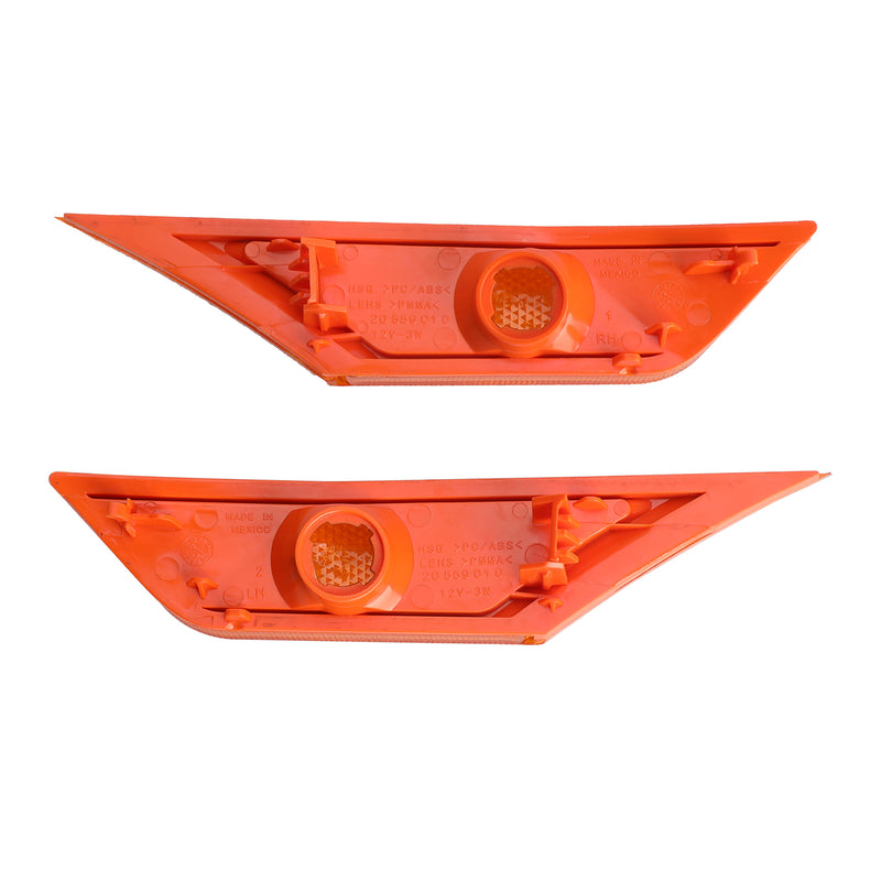 2¡Á Front Side Marker Light For Honda Civic 2016-2021 Amber Generic