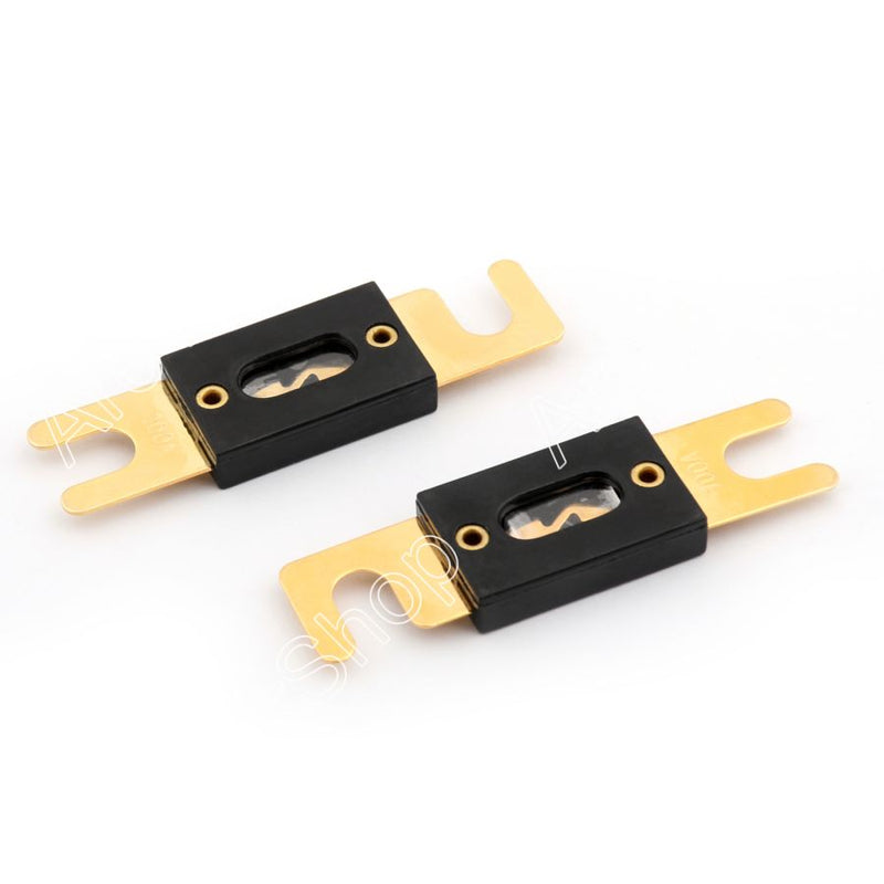 8Pcs Fuse 100A AMP ANL Type Gold Plated Blade Fuses For Auto Car Stereo Audio