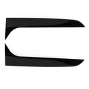 Pair Rear Window Side Spoiler Canards Trim Fit Audi A4 B8 Glossy Black Generic