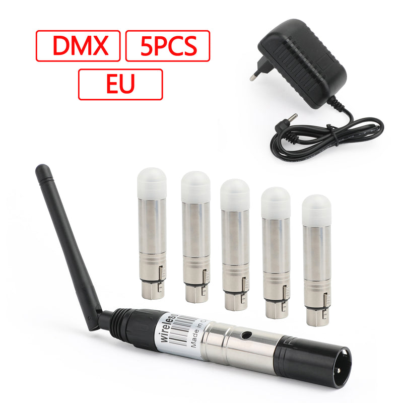 DMX512 Wireless Transmitter Receiver DMX Controller 2.4G Stage Lighting EU