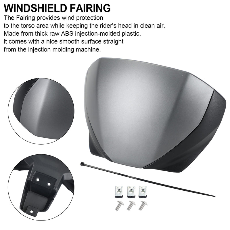 Front Screen Windshield Fairing Windscreen Deflector For Trident 660 2021+ Generic