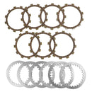 Clutch Kit Iron& Friction Plates fit for Yamaha YFP350U YFM350FX YFM400 Generic
