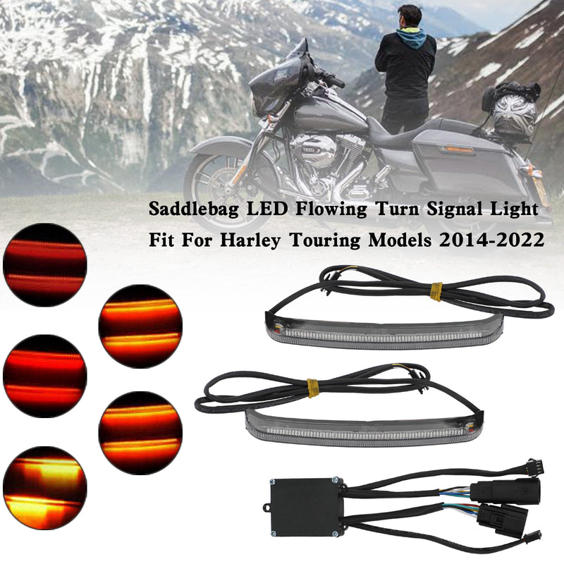 Road Glide FLHR CVO 2014-2022 Saddlebag LED Flowing Turn Signal Light